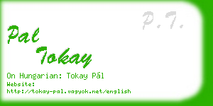 pal tokay business card